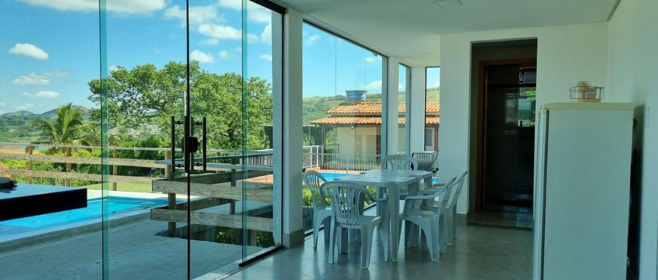 Recanto Brenda - Casa Luxo Capitolio Com Vista Pro Lago, Escarpas E Morrochapeu Exterior photo